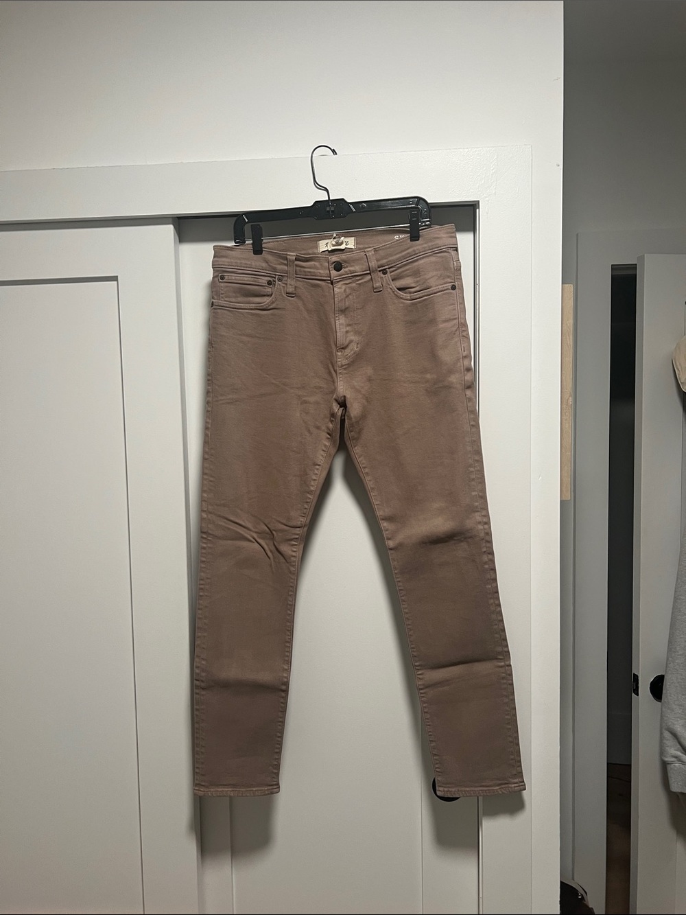 Men's Skinny Fit Madewell Taupe Jeans